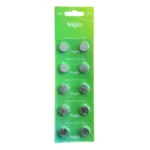 10 Baterias Pilhas Alcalina Lr54 1,5v Blister Cartela Elgin