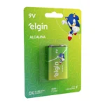 Bateria Pilha Alcalina 9v Sensor Controle Rádio Elgin