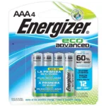 Pilha Alcalina AAA Palito Energizer Eco Advanced Com 4 unidades