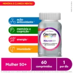 Kit Creme Fixador de Dentadura Ultra Corega Tripla Ação Sem Sabor 8,5g + Polivitamínico Centrum Select Mulher 50+ 60 comprimidos - Image 2