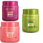 Kit Cronograma Capilar Hidratação Mais Liso + Nutri + Brilho 250Gr