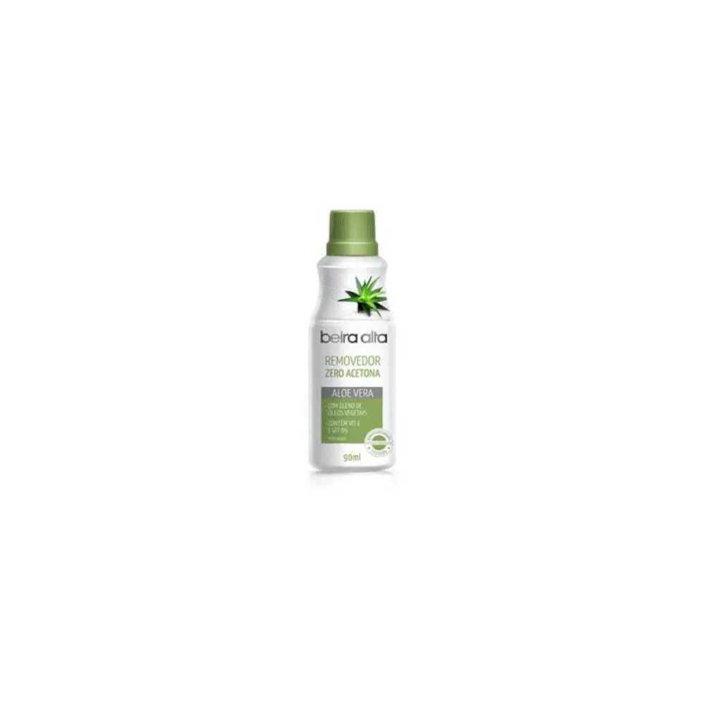 Removedor Esmalte Beira Alta sem Acetona Aloe Vera 90ml Removedor Esmalte Beira Alta sem Acetona Aloe Vera 90ml - Image 1