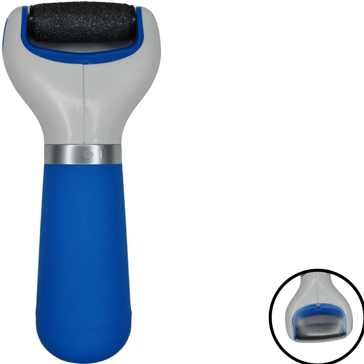 Esfoliador Calo Elétrico para Pés Portatil Azul Supermedy Esfoliador Calo Elétrico para Pés Portatil Azul Supermedy - Imagem 1