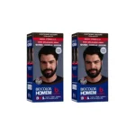 Coloraçao Biocolor Homem Bozzano Castanho Escuro - Kit C / 2un