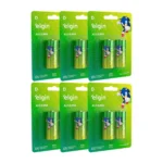 Kit 12 Pilha Alcalina D Lr20 Grande Blister 6 Cartela Elgin
