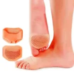 Kit Par Meia Palmilha Ortopédica Protetor para Os Pés Almofada Silicone Gel Tiptoe