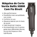 Belliz Vertix Maquina Corte X8800 C/fio Bivolt - Image 2