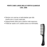 Pente Cabo Largo Belliz Vertix Glamour Cód. 2606 - Image 2