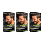 Coloraçao Beauty Color Men Castanho Claro - Kit C / 3un