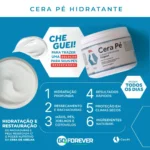 Cera Pé Hidratante para Os Pés Restaurador Pés e Rachaduras 50g - Imagem 2