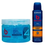 Kit Bozzano Masculino Gel Fixador Condicionante Ação Prolongada 300g + Desodorante Antitranspirante Aerosol Extreme Sport 72h 150ml