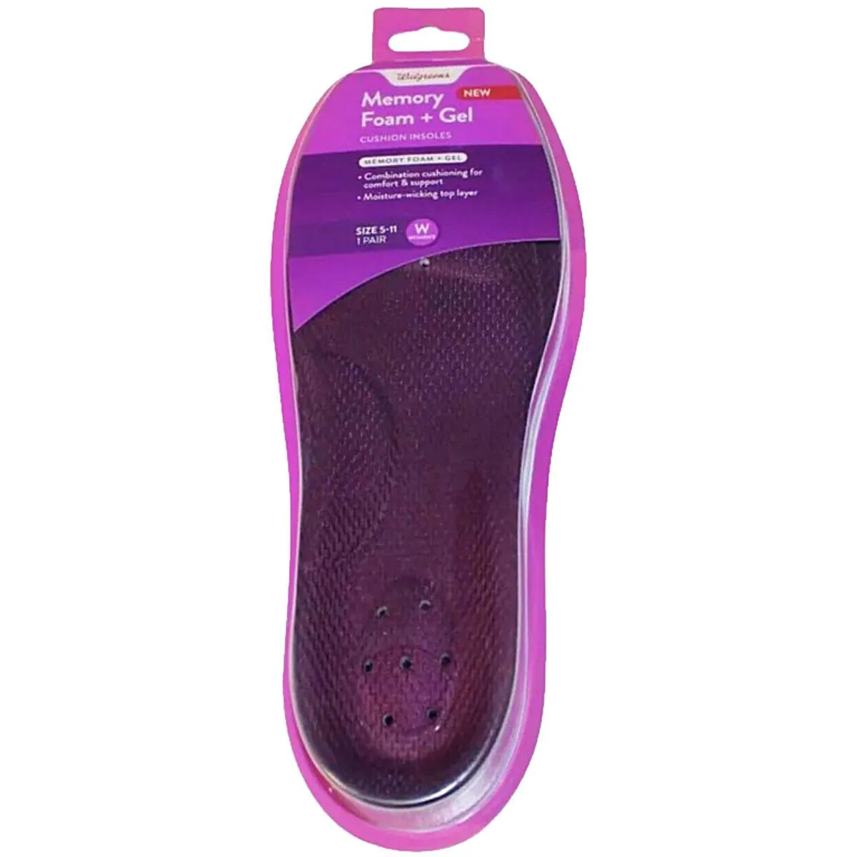 Palmilha Memory Foam Plus + Gel Chantal 34-38 - Par Palmilha Memory Foam Plus + Gel Chantal 34-38 - Par - Imagem 1