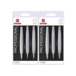 Kit 6 Pinças de Sobrancelha Bc-394 Profissional Aço Mundial