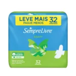 Absorvente Sempre Livre Adapt Cobertura Suave Com Abas com 32 unidades - Imagem 2