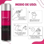 Spray Secante de Esmalte para Unhas com Óleo de Melaleuca Impala Pro 400ml - Image 4