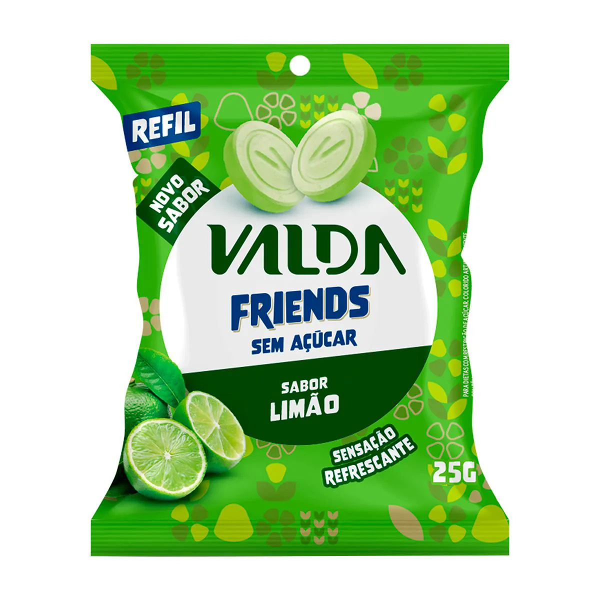 Pastilhas Valda Friends Limão Sem Açúcar 25g Pastilhas Valda Friends Limão Sem Açúcar 25g - Image 1