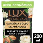 Refil Sabonete Líquido Lux Botanicals Gardênia e Óleo de Amêndoas 12h Glicerinado 200ml