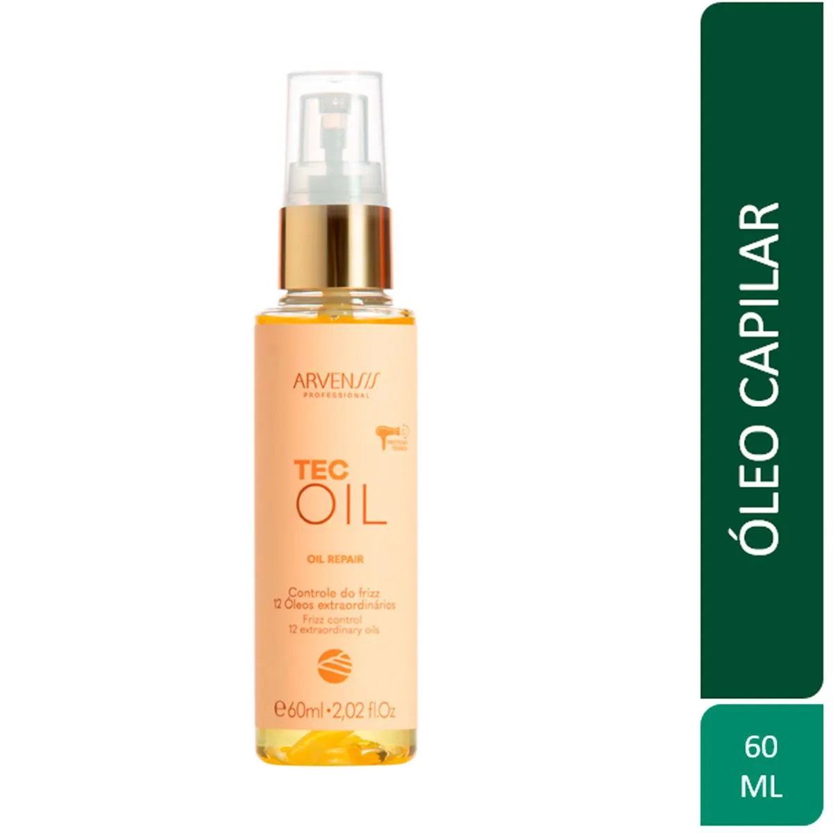 Óleo Capilar Finalizador Arvensis Tec Oil Oil Repair 60ml Óleo Capilar Finalizador Arvensis Tec Oil Oil Repair 60ml - Image 1
