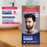 Tonalizante de Cabelo Biocolor Homem Bozzano - Castanho Médio - Image 3