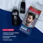 Tonalizante de Cabelo Biocolor Homem Bozzano - Castanho Médio - Image 4