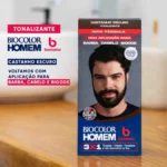 Tonalizante de Cabelo Biocolor Homem Bozzano - Castanho Escuro - Image 3