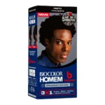 Tonalizante de Cabelo Biocolor Homem Bozzano - Preto - Image 2