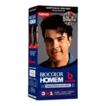 Tonalizante de Cabelo Biocolor Homem Bozzano - Castanho Escuro - Image 2
