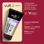Máscara Capilar Acidificante Vult Glow Acid Reparação 150ml - Image 3