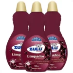 Kit Coala Zulu Perfumes: 3 Limpadores Perfumados Orquídea Negra 500ml