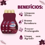 Kit Coala Zulu Perfumes: 3 Limpadores Perfumados Orquídea Negra 500ml - Imagem 2