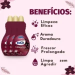 Kit Coala Zulu Perfumes: 3 Limpadores Perfumados Orquídea Negra 1l - Imagem 2