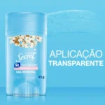 Desodorante Antitranspirante Secret Powder Protect Cotton Gel 48h Feminino 45g - Imagem 2