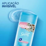 Desodorante Antitranspirante Stick Gel Secret Powder Protect Cotton Feminino 48h 73g - Imagem 2
