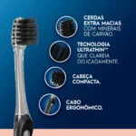 Escova de Dente Oral-B Purification Sensitive Cerdas Ultrafinas Minerais de Carvão 2 unidades - Image 2