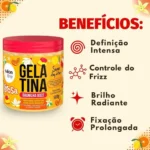 Gelatina Capilar Salon Line Xêrosa Baunilha Doce 500g - Image 2