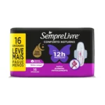 Absorvente Sempre Livre Conforto Noturno Cobertura Suave Com Abas com 16 unidades - Image 2