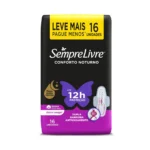 Absorvente Sempre Livre Conforto Noturno Cobertura Suave Com Abas com 16 unidades - Image 3