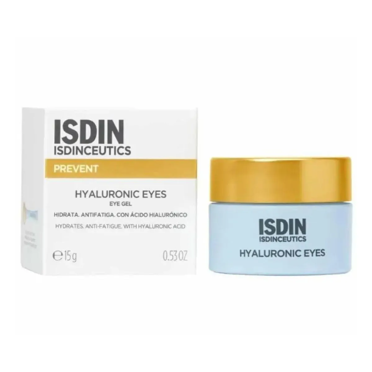 Gel Refrescante Antissinais para o Contorno dos Olhos Isdinc Gel Refrescante Antissinais para o Contorno dos Olhos Isdinceutics Hyaluronic Eyes 15G - Image 1