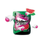 Goma de Mascar Trident X Senses Melancia Mint Sem Açúcar 54g - Imagem 2