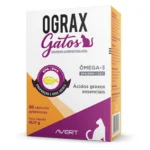 Suplemento Alimentar Ograx Gatos Ômega 3 com 30 Cápsulas