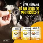 Suplemento Alimentar Ograx Ômega 3 500Mg 30 Cápsulas para Cães e Gatos - Image 2