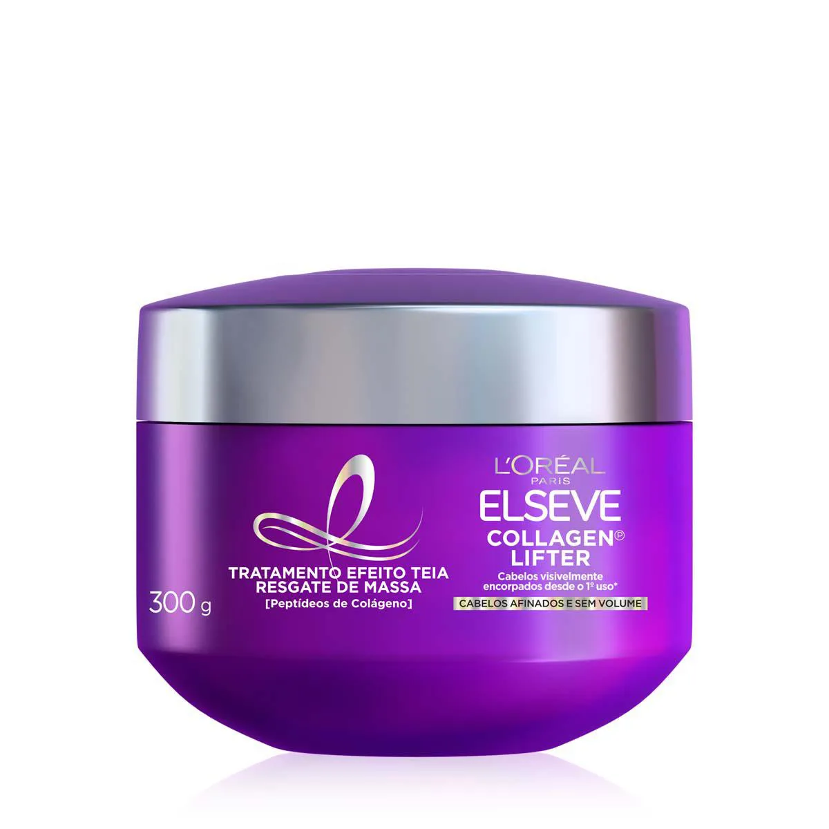 Máscara de Tratamento Efeito Teia Resgate de Massa Elseve Co Máscara de Tratamento Efeito Teia Resgate de Massa Elseve Collagen Lifter Máscara com Efeito Teia de Colágeno 300g - Image 1