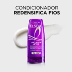 Condicionador Redensifica Fios Elseve Colágeno Lifter Volume 3D por 72h com Peptídeos de Colágeno 400ml - Imagem 2