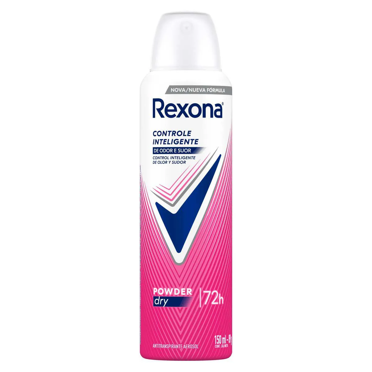 Desodorante Antitranspirante Aerosol Rexona Powder Dry Femin Desodorante Antitranspirante Aerosol Rexona Powder Dry Feminino 72h 150ml - Image 1