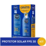 Kit Protetor Solar Corporal Nivea Sun Protect & Hidrata FPS 30 com 200ml + 100ml - Image 2