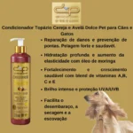 Condicionador Topázio Cereja e Avelã Dolce Pet para Cães e Gatos - 300Ml - Imagem 2