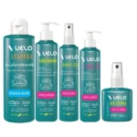 Kit Dolce Pet Shampoo Hidratante + Condicionador + Banho Á Seco +Leave-In+Deo Colônia Cheiro de Infância Cães e Gatos