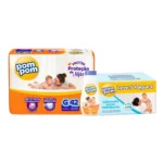 Kit Chá de Bebê Pom Pom Fralda G com Talco e Sabonete