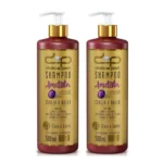 Kit 2 Shampoo Clareador Tonalizante Cereja e Avelã Dolce Pet Cães e Gatos - 500Ml