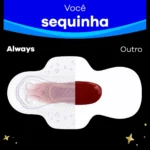 Absorvente Always Noites Tranquilas Seca XXG Com Abas 10 unidades - Image 3